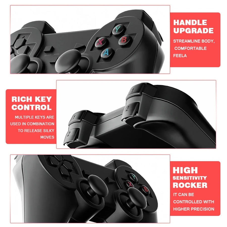 K8 Gamestick 3D 64GB 2.4G Wireless Controller 32000 Video Games